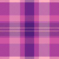 Background check of tartan textile texture with a plaid pattern seamless fabric. vector