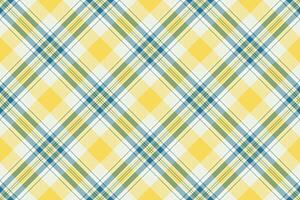 Fabric seamless background of check tartan plaid with a textile texture pattern . vector