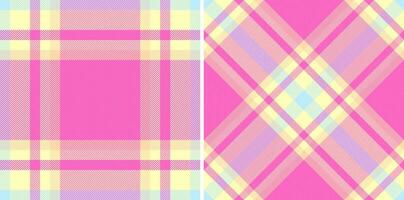 Tartan check pattern of fabric plaid texture with a textile background seamless. vector