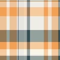 Plaid seamless fabric of check tartan texture with a textile background pattern . vector