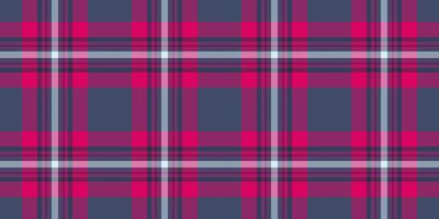 Geometry background check plaid, beautiful texture tartan textile. 40s seamless fabric pattern in pink and blue colors. vector
