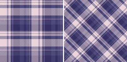 seamless fabric of texture pattern textile with a background plaid tartan check. Set in popular colors for apartment decor ideas. vector