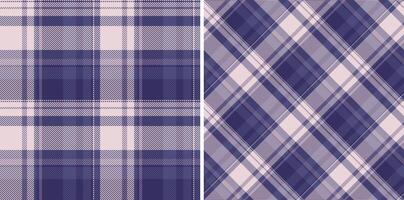 seamless fabric of texture pattern textile with a background plaid tartan check. Set in popular colors for apartment decor ideas. vector