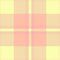 Tartan texture of seamless plaid fabric with a pattern textile background check. vector