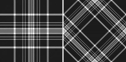 Texture tartan background of check fabric with a textile seamless plaid pattern. vector