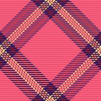 background plaid of seamless check texture with a textile fabric pattern tartan. vector