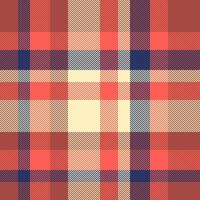 Tartan textile of check plaid pattern with a seamless texture fabric background. vector