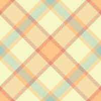 Textile plaid fabric of texture tartan check with a background pattern seamless. vector