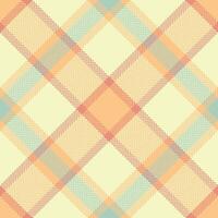 Textile plaid fabric of texture tartan check with a background pattern seamless. vector