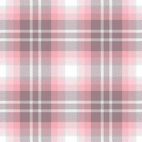 Seamless pattern of plaid fabric check with a texture textile tartan background. vector