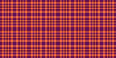 School plaid tartan seamless, length fabric background. Diamond check textile texture pattern in red and magenta colors. vector