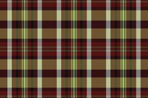 Difficult textile tartan check, ornament fabric texture pattern. Minimalist seamless background plaid in red and lime colors. vector