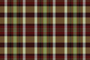 Difficult textile tartan check, ornament fabric texture pattern. Minimalist seamless background plaid in red and lime colors. vector
