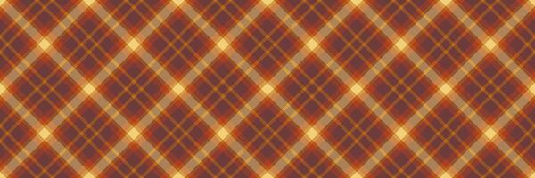 Infinity background fabric texture, mesh check plaid. Give pattern textile tartan seamless in red and orange colors. vector