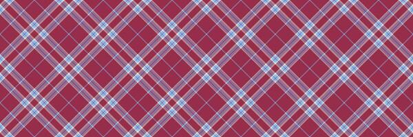 Dye pattern seamless background, ornament texture tartan . Irish fabric check textile plaid in red and blue colors. vector