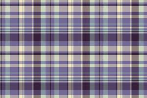 Textile plaid pattern of seamless texture check with a tartan fabric background . vector