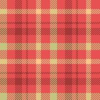 Textile plaid pattern of texture fabric seamless with a check background tartan. vector
