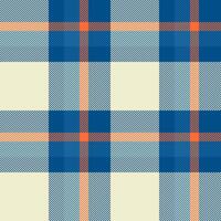 Fabric check texture of seamless tartan with a pattern plaid background textile. vector