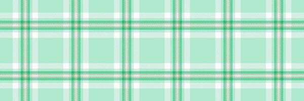 Clan pattern texture fabric, home plaid background tartan. Fiber textile seamless check in light and mint cream colors. vector