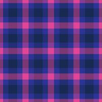 Isolation background check , group texture fabric tartan. Chic pattern seamless plaid textile in blue and purple colors. vector