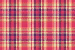 Fabric texture pattern of textile seamless with a tartan check background plaid. vector