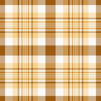 Revival fabric plaid texture, book check tartan background. Anniversary seamless pattern textile in orange and amber colors. vector
