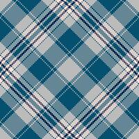 Plaid tartan fabric of pattern check textile with a background texture seamless. vector