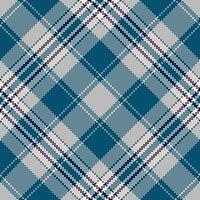 Plaid tartan fabric of pattern check textile with a background texture seamless. vector