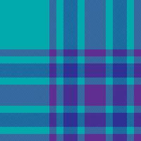 Plaid check pattern. Seamless fabric texture. Tartan textile print. vector