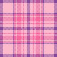 Plaid check pattern. Seamless fabric texture. Tartan textile print. vector