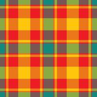 Plaid seamless pattern in red. Check fabric texture. textile print. vector