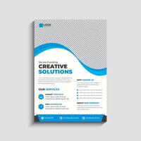 Digital Marketing Agency Business Flyer Template Design vector