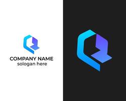 Creative Rm Business logomark for company vector