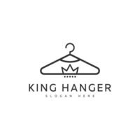 logo icons king hanger vector