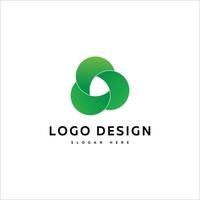 company logo simple design gradient vector