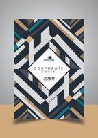 Corporate Cover Page Design vector