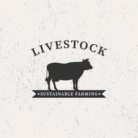 Livestock Logo Art, Icons, and Graphics vector