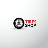 logo automotive tires shop vector