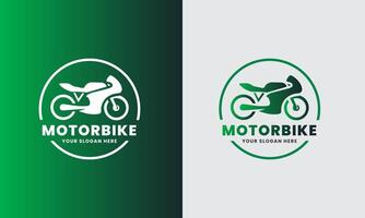 Motorsport logo template, Perfect logo for racing teams, motorbike, motorcycle community, motorcycle logo concept vector