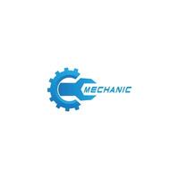 logo icon mechanic design vector