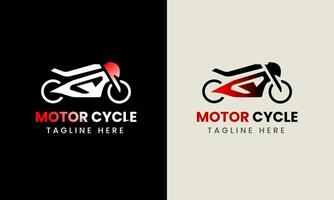 Motorsport logo template, Perfect logo for racing teams, motorbike, motorcycle community, motorcycle logo concept vector