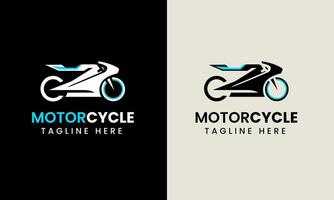 Motorsport logo template, Perfect logo for racing teams, motorbike, motorcycle community, motorcycle logo concept vector