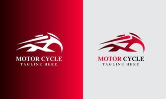 Motorsport logo template, Perfect logo for racing teams, motorbike, motorcycle community, motorcycle logo concept vector