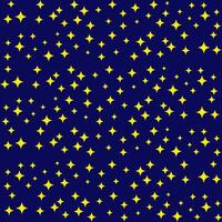 Abstract texture in the form of golden stars on a blue background vector