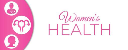 Women's Reproductive Health Awareness Medical Background Illustration vector