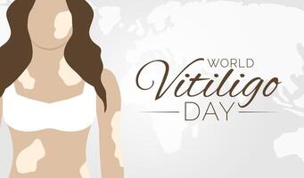 World Vitiligo Day Background Illustration vector