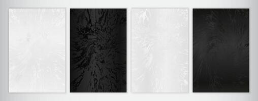 Black and White Elegant Abstract Marble Texture Background vector