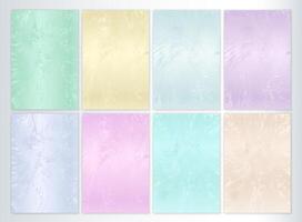 Elegant Pastel Light Colorful Marble Texture Background Collection vector