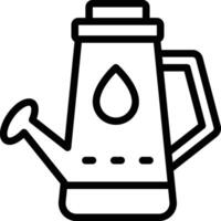 Water Can Icon. Watering can icon vector