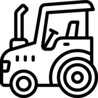 Tractor Icon. Farm tractor icon vector